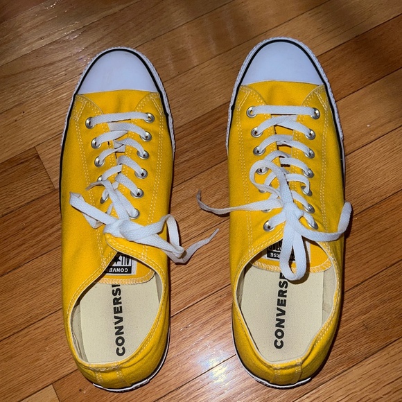 Yellow Converse All Star Sneakers - Picture 2 of 6